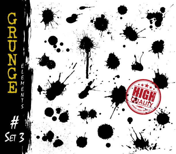 60+ Blood Splatter Black Clip Art Stock Illustrations, Royalty-Free