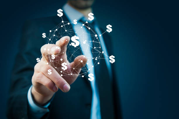 istock Man in american dollar concept 985206678