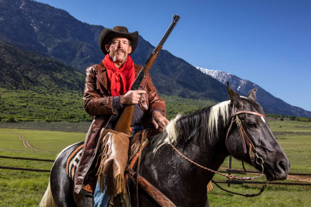 Traditional cowboy equipment from the old west