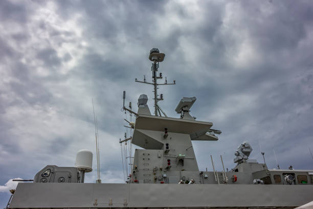 istock A part of military navy ship. 985262612