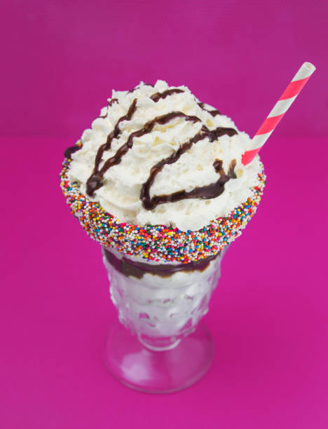 istock Milk Shake with Sprinkles Around the Rim 985263404