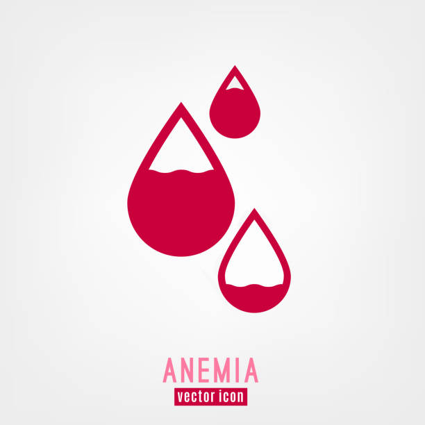 ilustrações de stock, clip art, desenhos animados e ícones de anemia and hemophilia icon - anemia