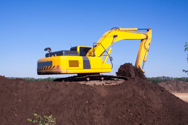 istock Close-up of a construction site excavator 985277930