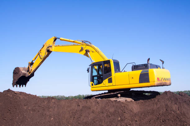 istock Close-up of a construction site excavator 985278010