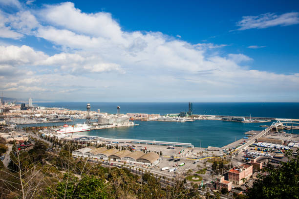 istock Barcelona harbour seen from Montjuic 985290294