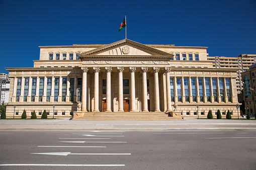 Supreme Court of the Republic of Azerbaijan in Baku. Azerbaijan. Europe.
