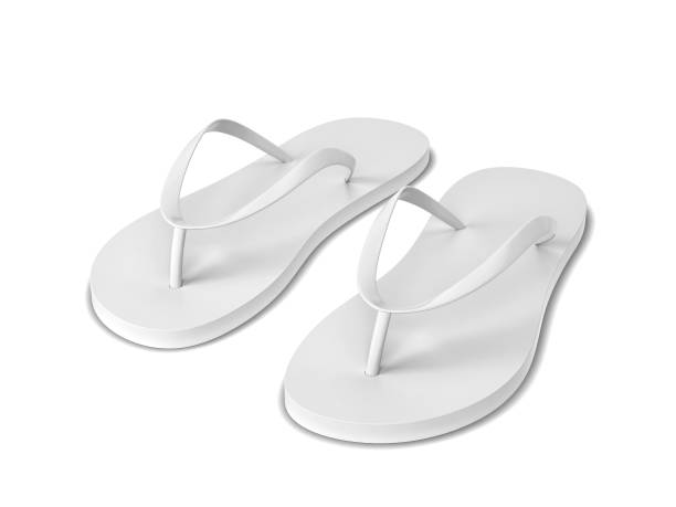 istock Pair of blank flip flops 985350412