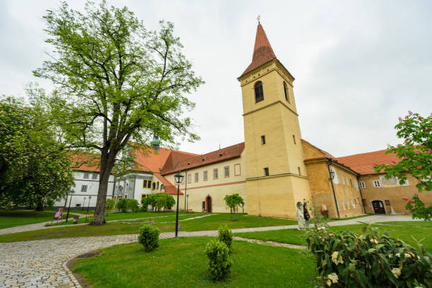 istock stone road in an ancient church 985350612