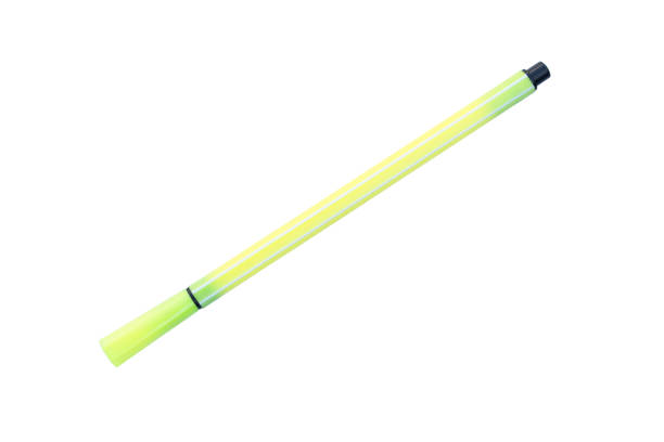 istock Yellow pen isolated on white background. 985359026