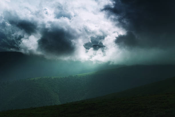 istock View of clouds in the Carpathian mountains after a thunderstorm 985359030