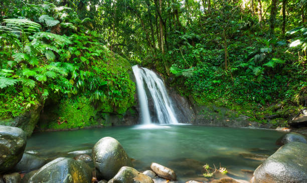istock Waterfall at the Ecrevisses 985368278