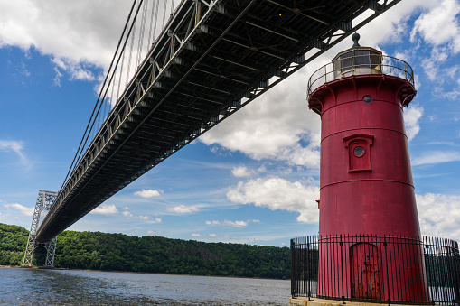 Little red lighthouse under the George Washington Bridge