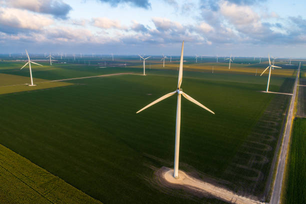 istock High Above Wind Turbine Farm 985389194