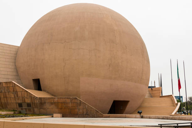 modern futuristic building. architectural detail.