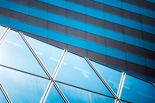 istock commercial building detail, glass surface 985421490