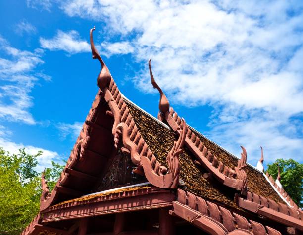 istock Architectural Detail :  Thai Styled House 985457728