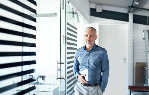 istock Making his way to the next office meeting 985498566