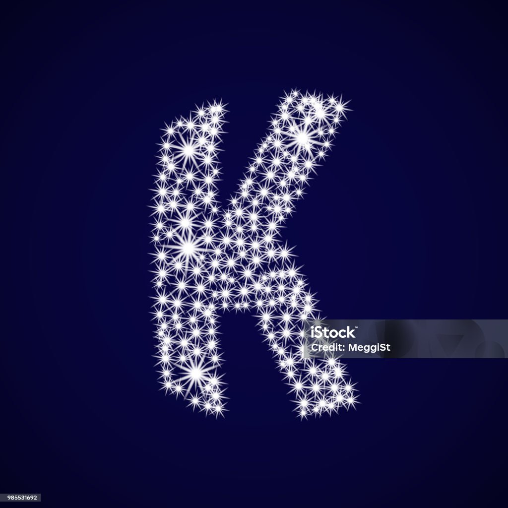 Letter Of The Alphabet K Stock Illustration - Download Image Now ...
