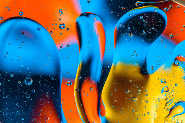 istock Scientific image of cell membrane. Macro up of liquid substances. Abstract molecule atom sctructure. Water bubbles. Macro shot of air or molecule. Biology, phycics or chymistry abstract background. 985545398