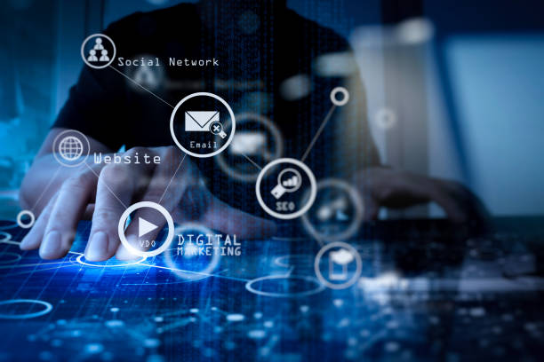istock top view of businessman hand working with modern technology and digital layer effect as business strategy concept 985547040