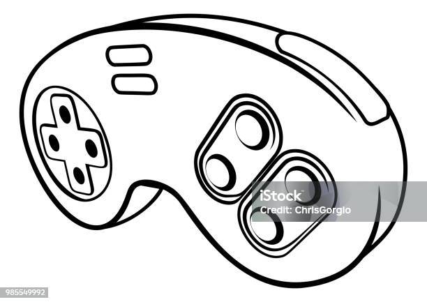 Games Controller Stock Illustration - Download Image Now - Brand Name Video Game, Cartoon, Computer