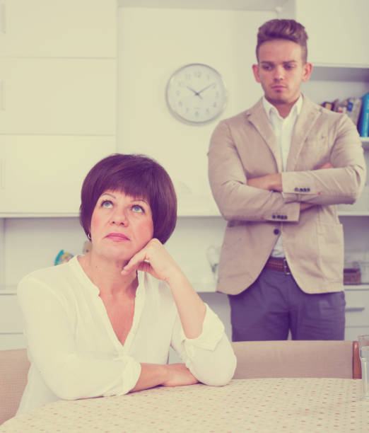 istock Son waits for his mother 985554272