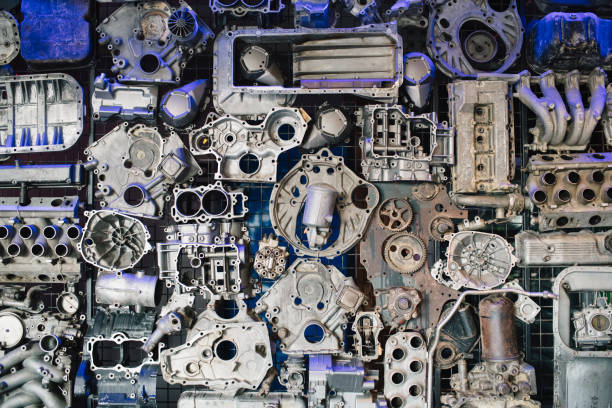 istock Mechanical of car part cross section background. 985555750