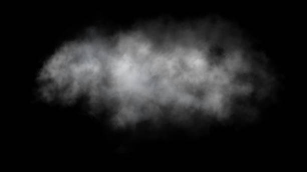 istock Abstract fog or smoke move on black background 985565134