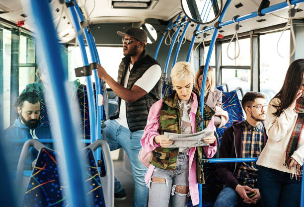 istock Woman looking for job while commuting 985577860