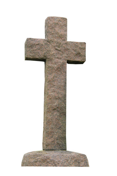 istock Memorial Cemetery Cross. 985581458