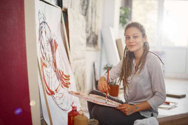 istock Woman in atelier. 985586228
