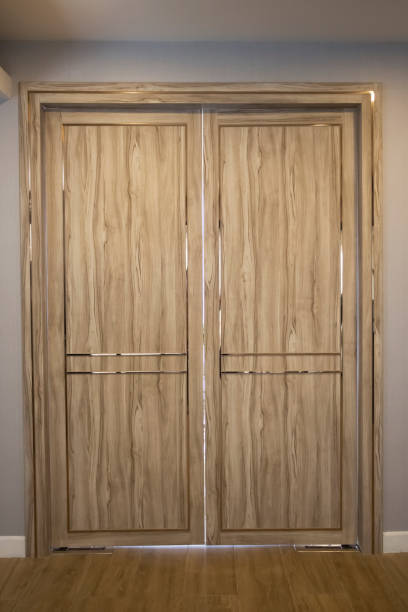 istock wood door luxury style 985601774