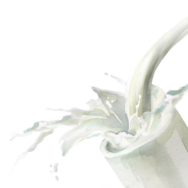 Milk splash Milk splash whites only drinking fountain stock illustrations