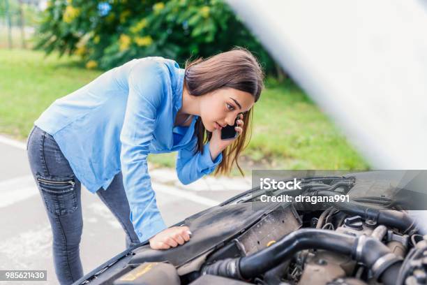 Car Problems Stock Photo - Download Image Now - Car, Driver - Occupation, Frustration