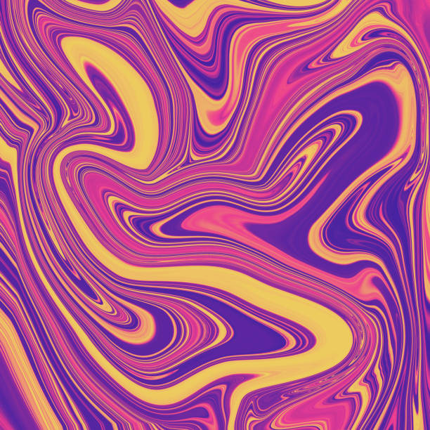 istock Blurred ultraviolet holographic background, hologram ultra violet texture gradient 985628604