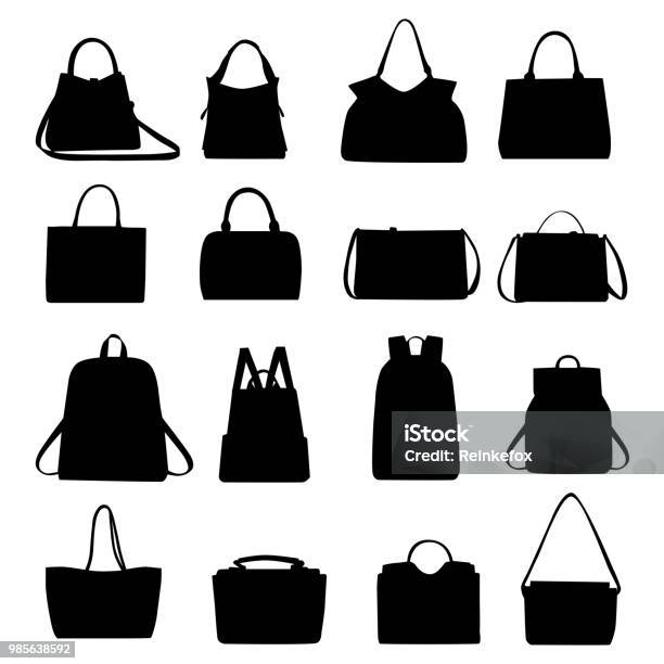 Bag Stock Illustration - Download Image Now - Purse, Icon Symbol, Bag