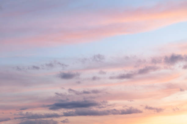 istock Colorful clouds on beauty sunset sky 985650356