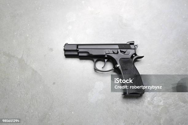 Gun Stock Photo - Download Image Now - Gun, Air Gun, Handgun