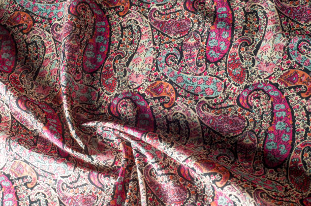 istock Texture background pattern.  Paisley vintage floral motif ethnic seamless background. Abstract lace pattern. Imitation of a textile factory. Hand-painted colorful wallpaper 985702832