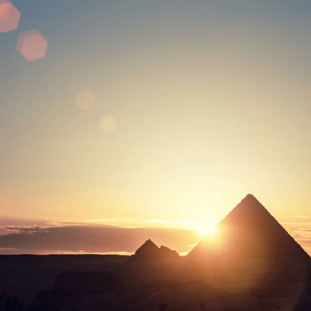 istock Egypt Cairo - Giza. General view of pyramids 985715538