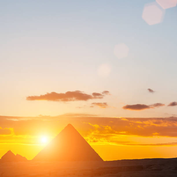 istock Egypt Cairo - Giza. General view of pyramids 985715560