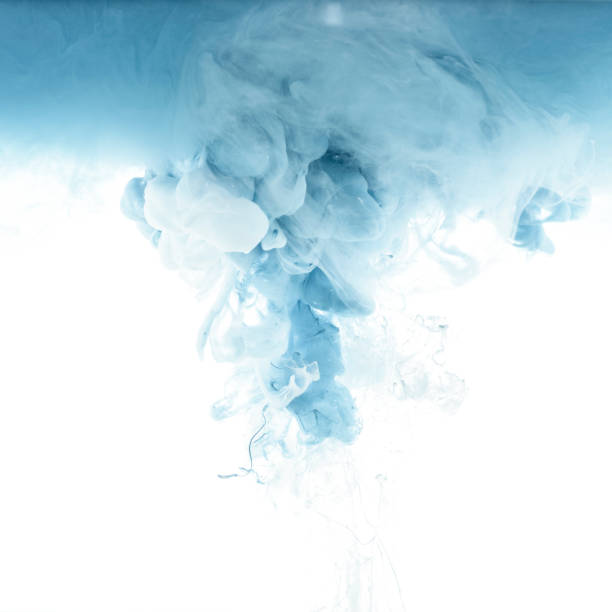 istock close up view of grey ink splash isolated on white 985731860