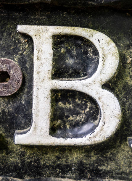 istock Written Wording in Distressed State Typography Found Letter B 985763062