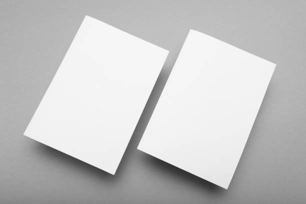 A5 brochure flyer, mockup