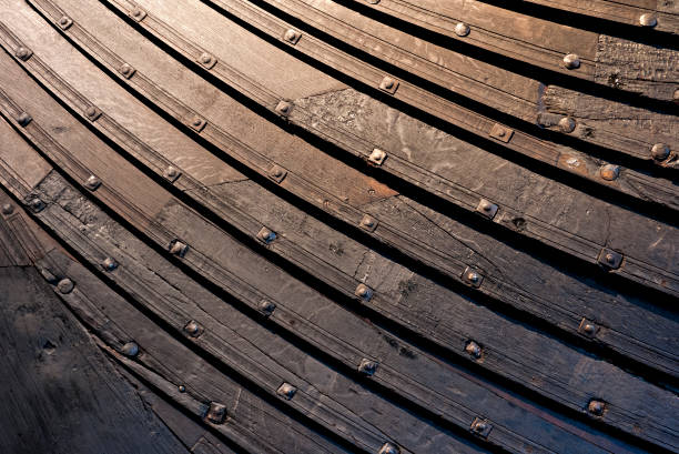 Detail of viking ship
