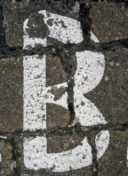 istock Written Wording in Distressed State Typography Found Letter B 985777912