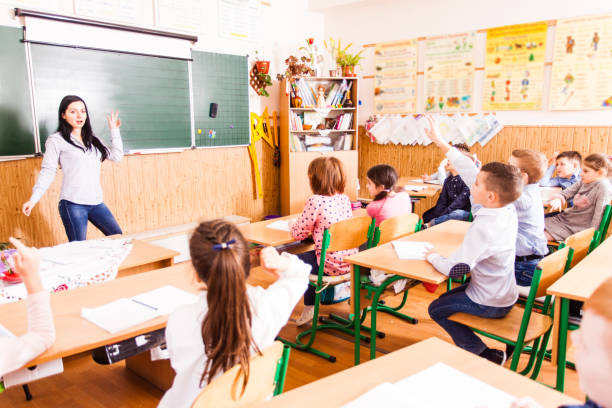 istock Schoolchildren at the lesson 985778500