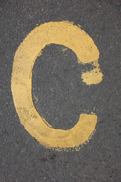 istock Written Wording in Distressed State Typography Found Letter C 985785206