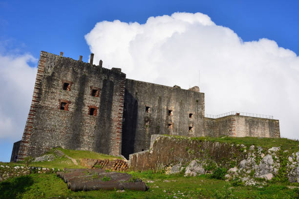 Haiti Remains of the French Citadelle la ferriere built on the top of a mountain"r"n citadel haiti photos stock pictures, royalty-free photos & images