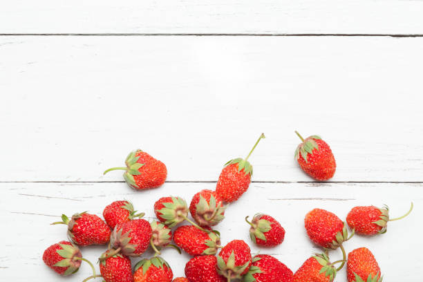 istock Agriculture bright berry, strawberry background 985791838